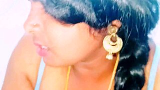 indian bhabi in saree fucks husband's brother with big boobs ass dirty telugu talk