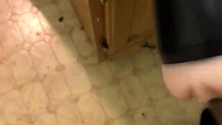 YAZI CUMS HARD WITH MONSTER TOY IN HORNY SOLO HANDJOB!