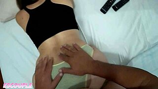 Husband licks wife pussy then she fucks amazon position