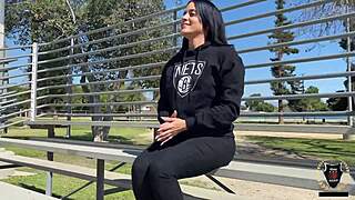 yolanda yamz rides rome major's bbc for anal creampie 😈🍑💦