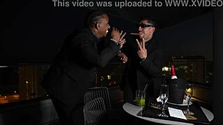 Two latinos wreck Martina Smeraldi's pussy in ultimate interracial pounding scene.
