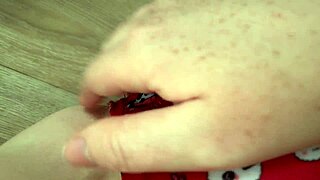 first time squirting in red panties with vibrator, wanna see? 