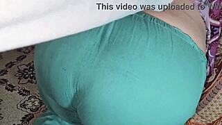 Gorgeous bbw Muslim chachi gets her hairy big ass gaped by huge desi cock in rough anal pounding full of dirty talk.