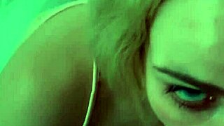 Step mom catches step dad creampie Amber Kawaii fucks hard shared bed