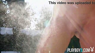 check out firm ass teen model katherine morgan stripping fully naked bubble butt tease for playboy