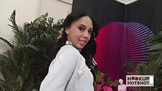 i couldn't resist hot bianca bangs riding my long dick reverse cowgirl with her small waist