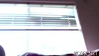 that hotty bends over takin rough pov dick deep in her teen slit