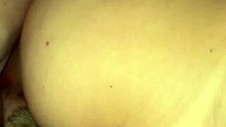 brazilian bbw couple homemade anal double penetration creampie big ass rough