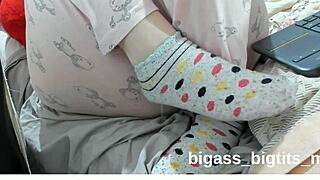 curvy latina milf solo feet FETISH socks ankle socks homemade softcore TEASING