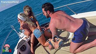 shalina devine and candee licious boat ffm creampie swallow