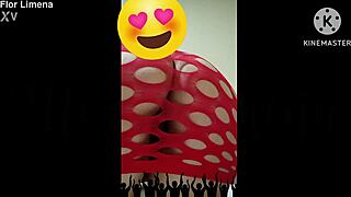 Red mini dress hides sexy Peruvian ass ready for deep pounding!