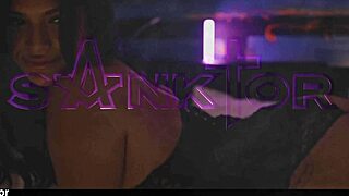 sanktor's submissive native american slave strips in kinky casting