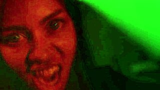 EBONY MONSTER GIRL VAMPIRE CANELA SKIN DOMINATES BARBIE ROUS PUSSY LICK!