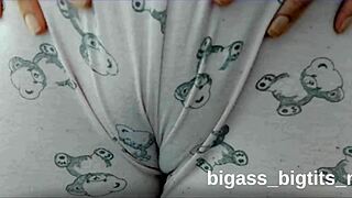 that camel toe in pajamas looks so tight