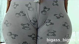 i'm rubbing my fat cameltoe through these tight pajamas till i cum hard