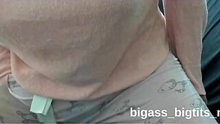 Masturbate with pajamas on in soft solo play