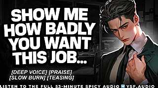 Dominant boss fucks you roughly