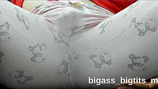 Masturbating in pajamas feels so good