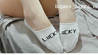 white socks sock fetish ankle sock feet feet fetish foot foot fetish with a teen