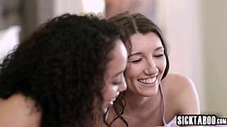 Milf stepmom Reagan Foxx joins Maya Woulfe and Alexis Tae
