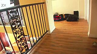couple leaves party to fuck hard in interracial sex