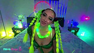 Petite Latina Lily Jordan Turns Party Into Mayhem
