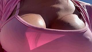 italian big tits milf artemisia love flashing juicy boobs