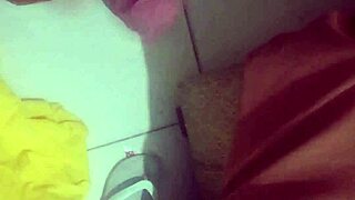 Brazilian beauty pleasures herself solo and creams with sensual masturbation