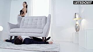 Tina kay rewards partner with special treatment after face sitting