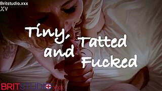 Petite tattooed chicks getting railed