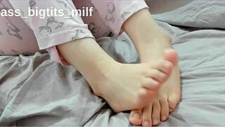 Pink Soles Feet Fetish Close Up