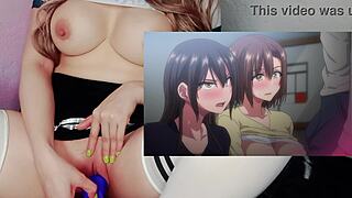 she asks her wife for a hot futanari threesome tonight
