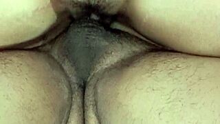 Colombian housewife rides husbands best friend hard