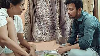 hot indian milf sucks young lover cock