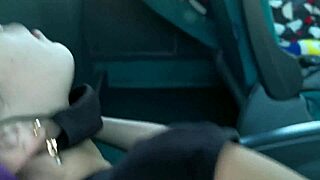 Blowjob and fucking with creampie in public service bus - blakeproductions 😈