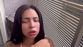 sexo na cachoeira com vizinha da minha esposa termina com gozada em casa