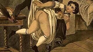 Top 20 vintage spanking art from antique collection