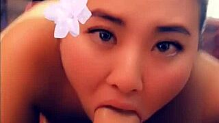 Amateur chinese teen 18+ pov compilation with rough deepthroat and creampie