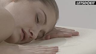 Tiffany Tatum Nude Oil Massage Hands Fucking Her Glistening Ass And Cunt
