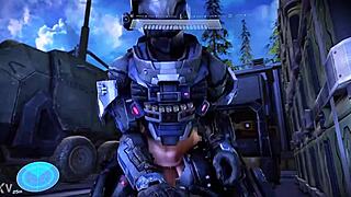 Halo partners spend the night having fun together with games