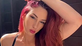 artemisia love hot solo smoking session outdoor big juicy tits long sexy hair
