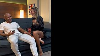 watch this brazilian wife get fucked by bbc while humiliating her cuckold
