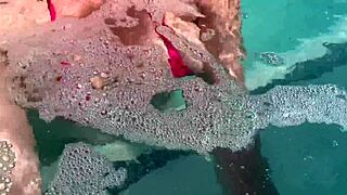 Artemisia love sexy underwater with her juicy big tits horny af