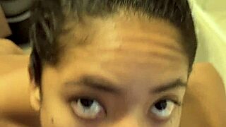 blowjob pov with bbc in the bathroom amateur couple nysdel