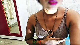 Indian village desi bhabhi gets her sexy pussy fucked first time