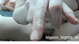 Spit on feet cum on big boobs and ass