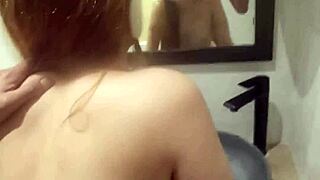 Rough sex in the party bathroom with my friends girlfriend