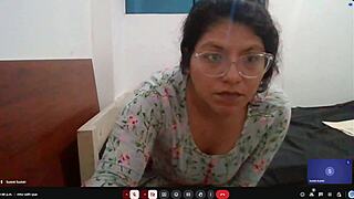 my friend forgot her zoom camera was on while masturbating