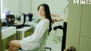 Modelmedia asia new pornstar wan fei debuts shy