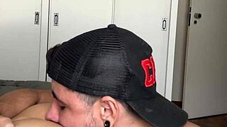 skinny brazilian twink rides monster cock bareback at home
